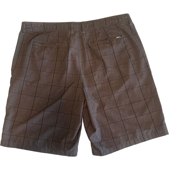 Men’s Trinity BLACK & GRAY Plaid Hybrid Shorts Size 40 - Picture 9 of 10